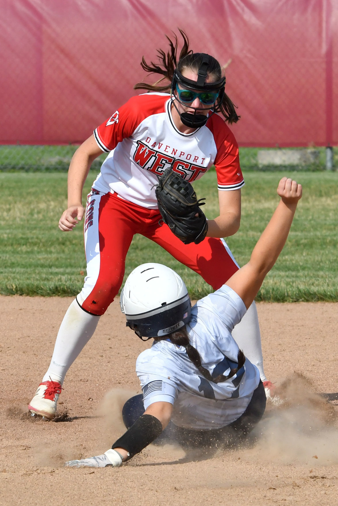 Pleasant Valley at Davenport West softball.